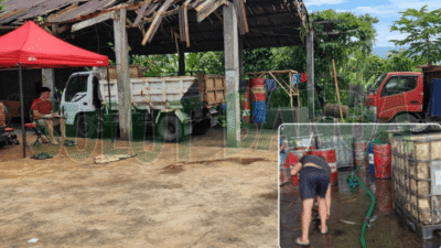 Tondano Utara: Rico dan Baco mengoperasikan gudang di belakang Summer Eat Cafe.