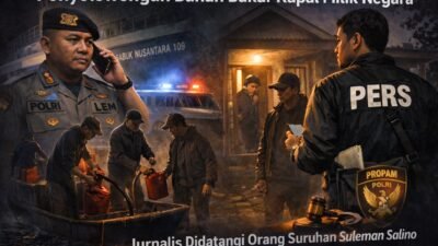 Kifly Polapa Jurnalis di Bitung yang mengalami intimidasi" atau "Kapal KM Sabuk Nusantara 109 di Pelabuhan Bitung