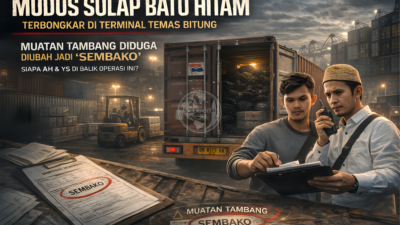 Bitung Darurat Penyeludupan Ilegal! Skandal ‘Sulap’ Batu Hitam di Kawasan Temas Line Bitung, Penegak Hukum Dinilai Lumpuh