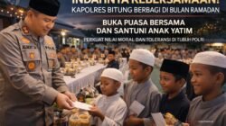 Kapolres Bitung Gelar Buka Puasa dan Santuni Anak Yatim