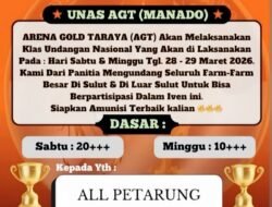 Dugaan Judi Sabung Ayam Skala Besar Bakal Digelar di Manado, Undangan Beredar dan Diduga Ada Oknum Kodam Terlibat