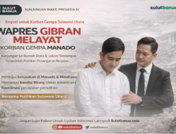 Wapres Gibran Melayat Korban Gempa Manado usai dari Kupang