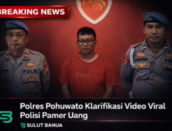 Polres Pohuwato Klarifikasi Video Viral Anggota Pamer Uang