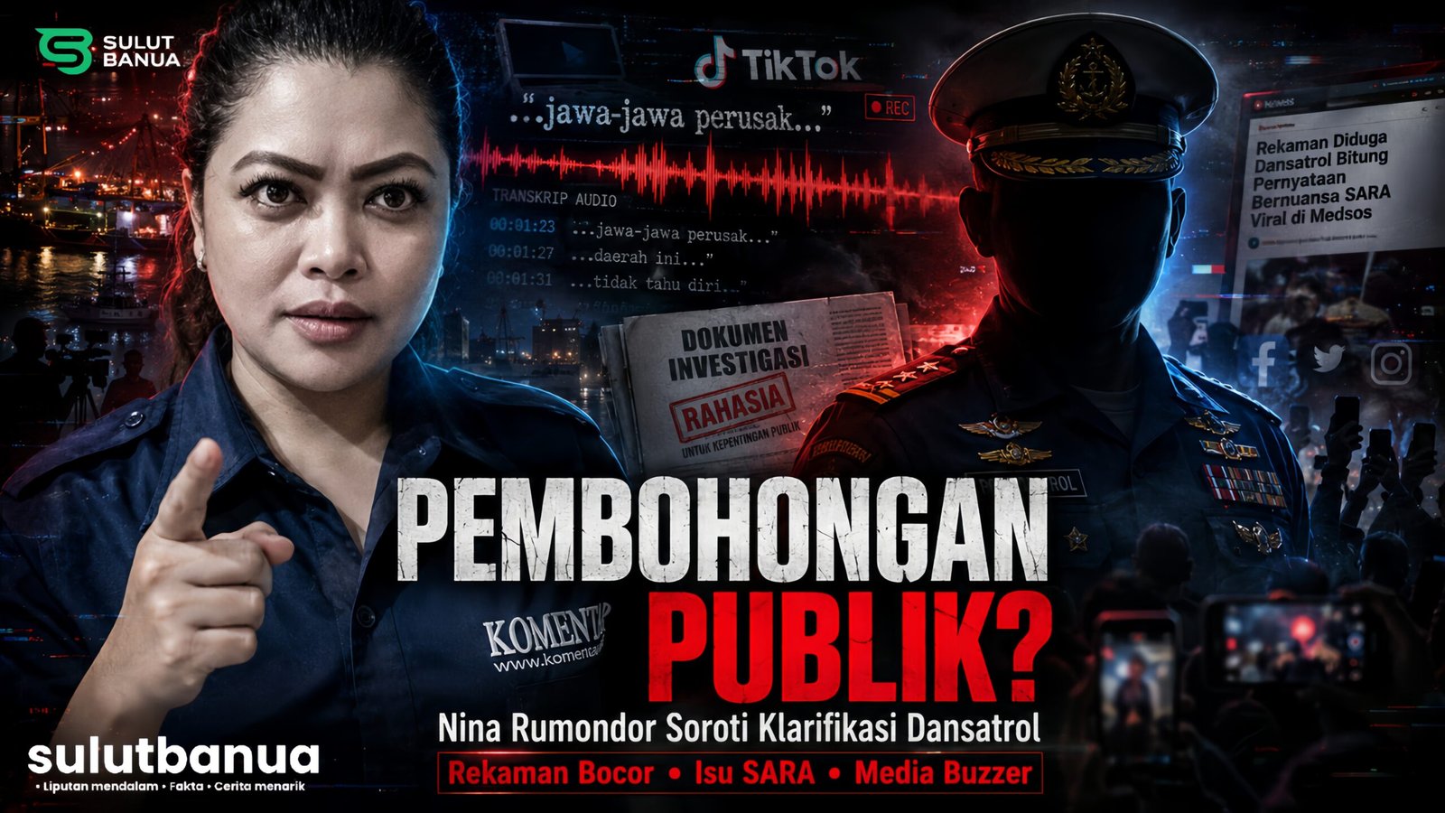 Foto jurnalis Nina Rumondor menyoroti perkembangan kasus Dansatrol Bitung terkait dugaan SARA dan pembohongan publik