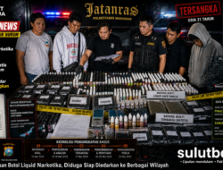 Bandar Narkotika Jenis Baru Diringkus, Polisi Sita Ratusan Botol Liquid Vape Pinaca