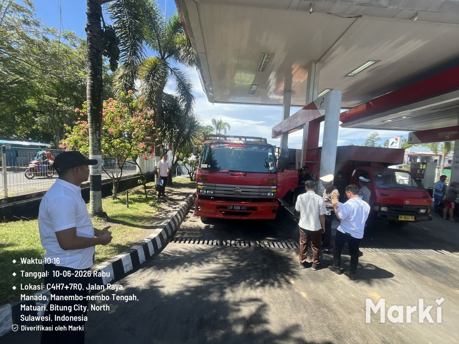 Sidak distribusi BBM bersubsidi di Bitung oleh Polres dan tim gabungan