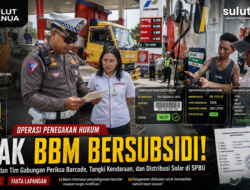 Polres Bitung dan Tim Gabungan Sidak SPBU, Pastikan BBM Bersubsidi Tepat Sasaran dan Bebas Penyalahgunaan
