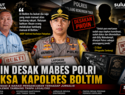Ketua PWOIN Sulut Desak Mabes Polri Periksa Kapolres Boltim, Kecam Dugaan Intimidasi dan Narasi Pengancaman Terhadap Jurnalis
