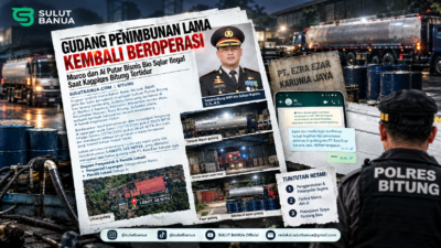 Manfaatkan Kegelapan Malam! Gudang Penimbunan Lama Kembali Beroperasi, Marco dan Ai Putar Bisnis Bio Solar Ilegal Saat Kapolres Bitung Tertidur