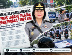 Langkah Tegas Satlantas Polresta Manado Demi Keselamatan Pelajar: Mengajak Orang Tua dan Sekolah Terlibat Aktif